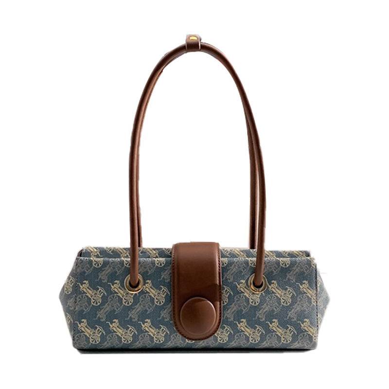 Buycenter Women's Horse-drawn Tram Style Shoulder Handbag - All-match Design - Buy Center