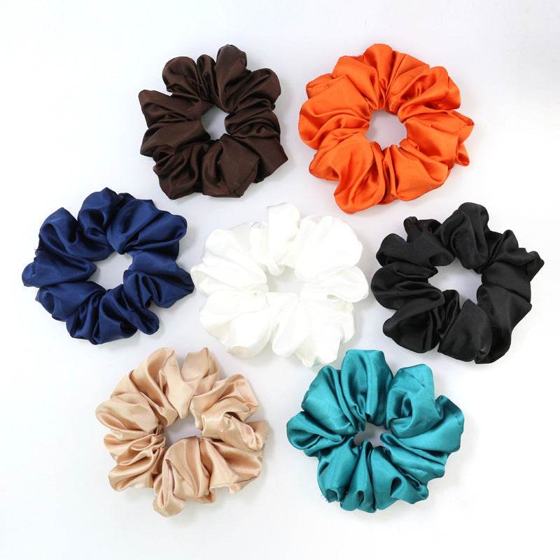 Bright Color Satin Circle Headdress - Stylish Hair Accessory for Every Occasion - Buy Center