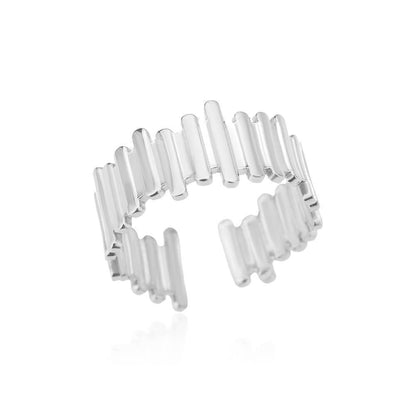 Adjustable Stainless Steel Hydraulic Ring - Stylish Geometric Design for All - Buy Center