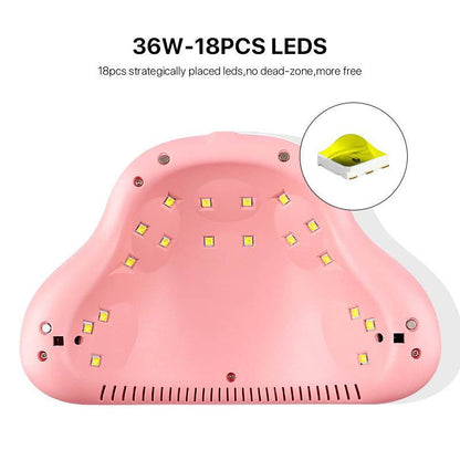 Rainbow10 Smart Nail Phototherapy Machine - 36W LED Curing Device - Buy Center
