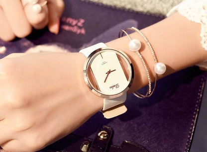 Buycenter Ladies Hollow Watch - Fashion Waterproof Quartz with Pin Buckle - Buy Center
