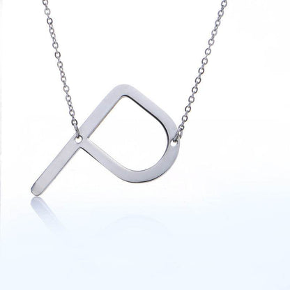 Fabulous Rose Gold Initial Letter Pendant Necklace - Premium K-Gold Design - Buy Center
