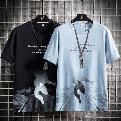 Buycenter Round Neck Casual Half Sleeve Shirt - Comfortable Cotton Fit - Buy Center