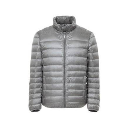 Buycenter Men's Light Down Jacket - Warm Stand Collar Winter Style - Buy Center