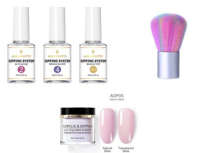 Dipping Nail Powders Set - Gradient & French Art, Long Lasting Finish - Buy Center