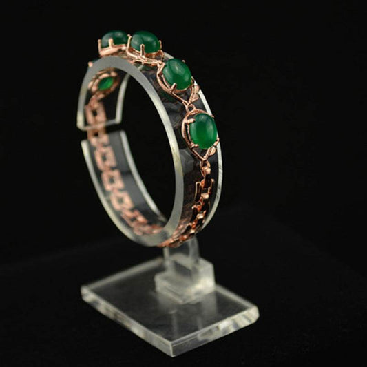 Elegant Natural Chalcedony Jewelry Set - Earrings & Hand Decoration - Buy Center