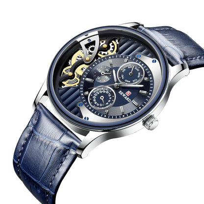 Buycenter Men's Waterproof Quartz Watch - Stylish & Durable Casual Timepiece - Buy Center