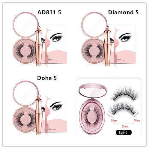 Natural Magnetic Eyeliner & False Eyelashes Set - Easy, No Glue Application - Buy Center