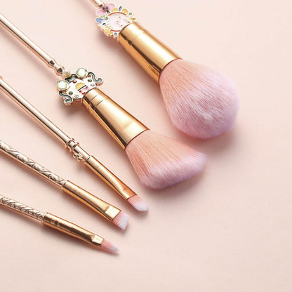 Elegant Rose Gold Makeup Brush - Lightweight & Perfect for All Skin Types - Buy Center