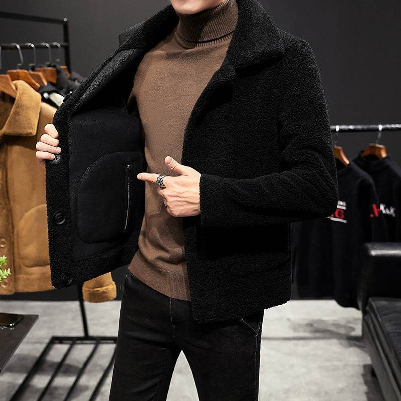 Buycenter Men's Slim Fit Padded Jacket - Multi-Pocket Design, Warmth - Buy Center