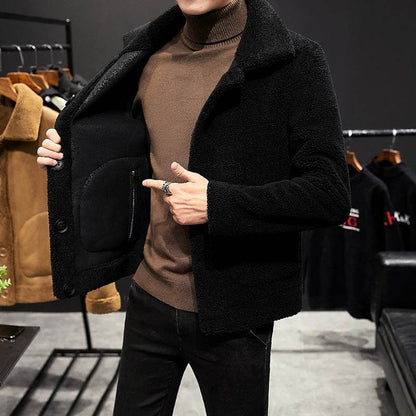 Buycenter Men's Slim Fit Padded Jacket - Multi-Pocket Design, Warmth - Buy Center