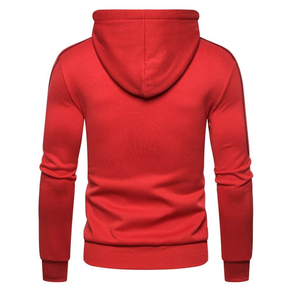 Buycenter Men's Zipper Sweater - Casual Long Sleeve for Spring & Autumn - Buy Center
