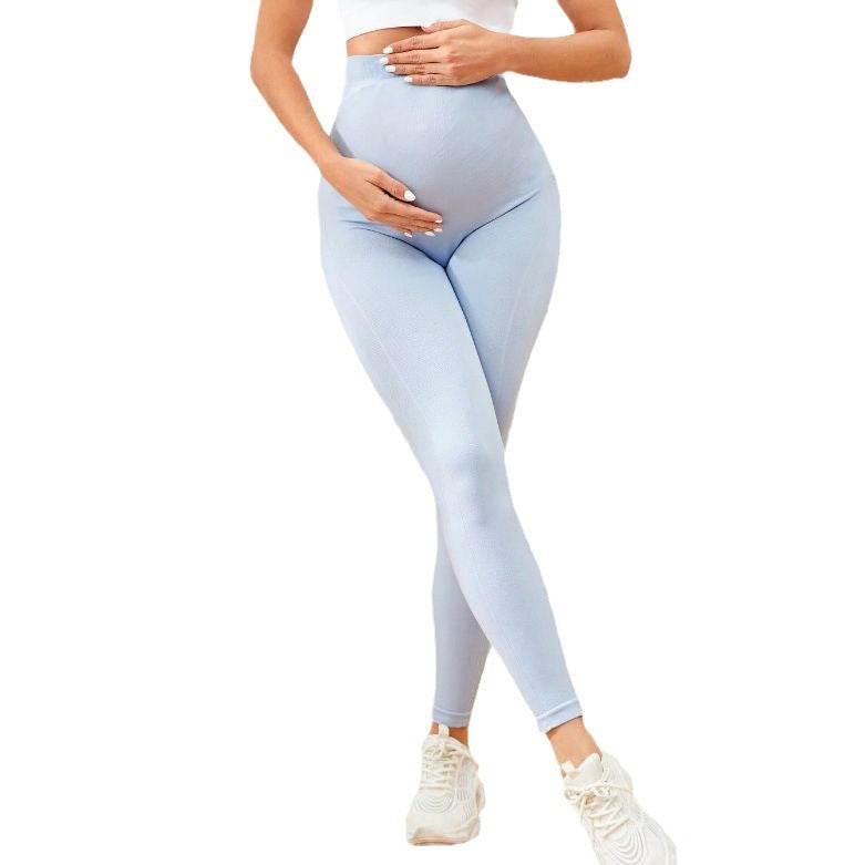Buycenter High Waist Maternity Pants - Breathable, Quick Dry for Pregnancy - Buy Center