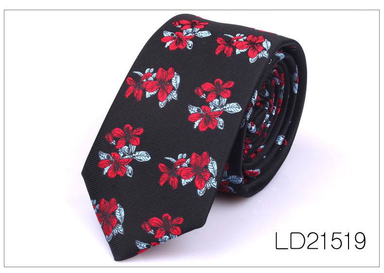 Men's Casual Fashion Tie - Flower Graffiti 6cm Bow Tie for Trendy Looks - Buy Center