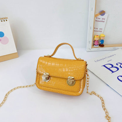 Alligator Print Mini Messenger Bag - Waterproof PU Leather for Kids - Buy Center