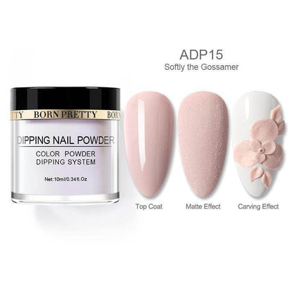 Dipping Nail Powders Set - Gradient & French Art, Long Lasting Finish - Buy Center