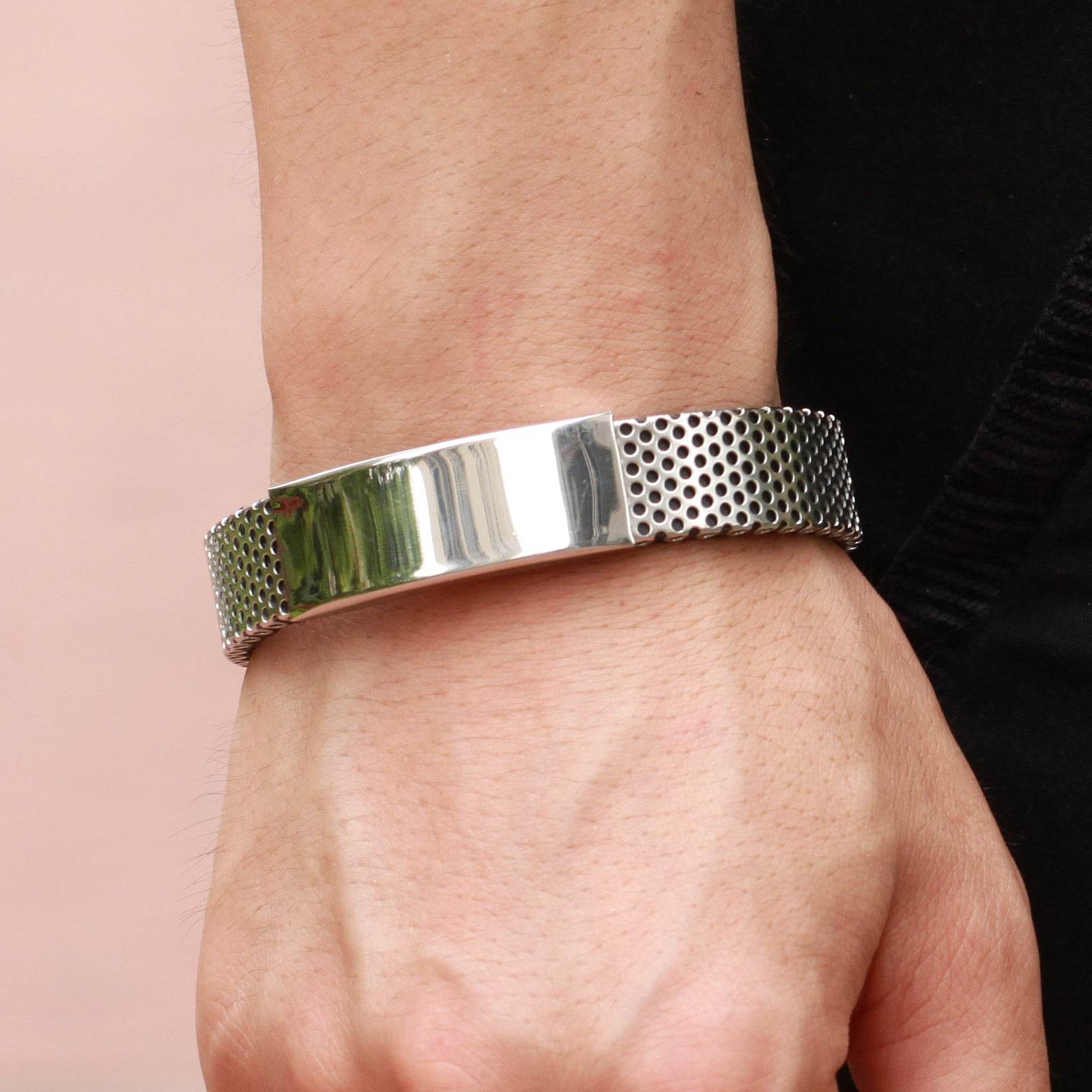 Men's Titanium Leather Bracelet - Stylish Jewelry for Any Occasion, 2025 Trends - Buy Center