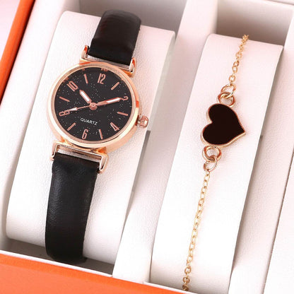 Elegant Lady Heart Bracelet Quartz Watch - Stylish & Lightweight Design - Buy Center
