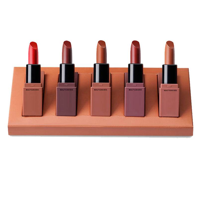 5 Vitamin Lipstick Set - Nourishing Moisture in Vibrant Shades - Buy Center