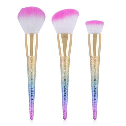 Wave-Like Makeup Brush Set - Luxurious Non-Shedding Bristles 2025 - Buy Center