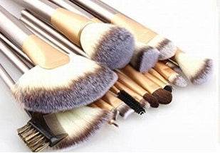 Spot Detonating 121824 Makeup Brush Set - 24 Premium Champagne Brushes - Buy Center