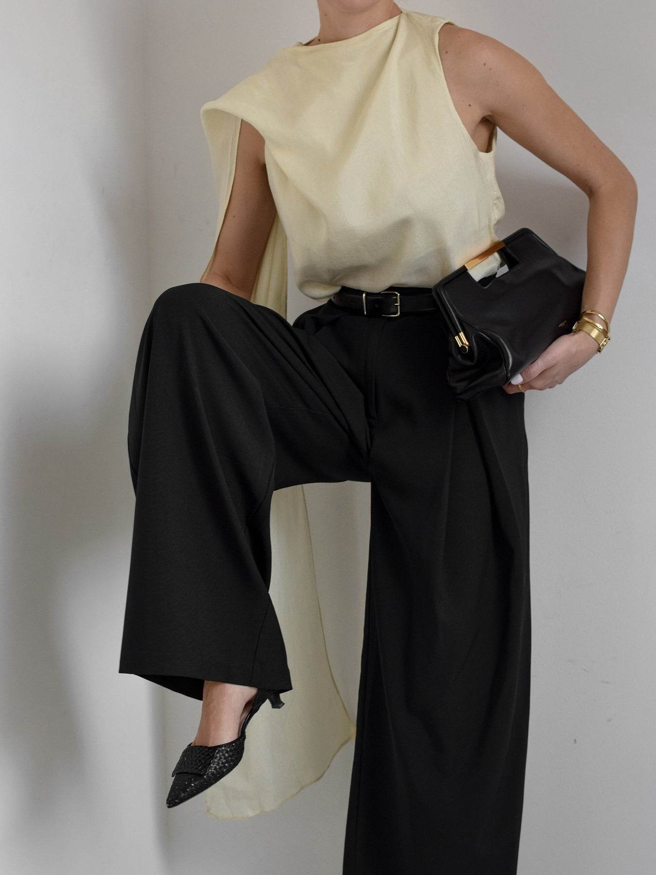 Buycenter Elegant Sleeveless Tank Top - Solid Color, Cotton-Linen Blend - Buy Center