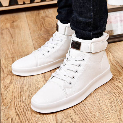 Buycenter Men's High-Top Sneakers - Casual Vulcanize Shoes for Leisure - Buy Center