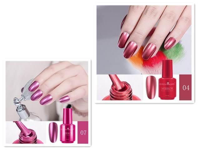 Mirror Nail Polish - Long-Lasting Professional Finish in 8ml Bottle - Buy Center
