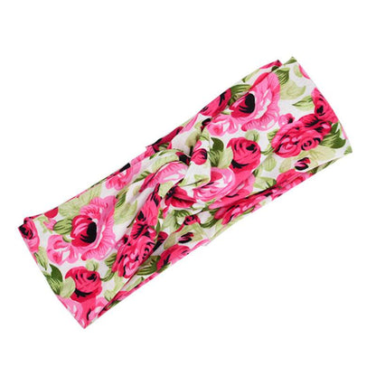 Floral Cross Hair Band - Stylish Multi-Purpose Headband for Women 2025 - Buy Center