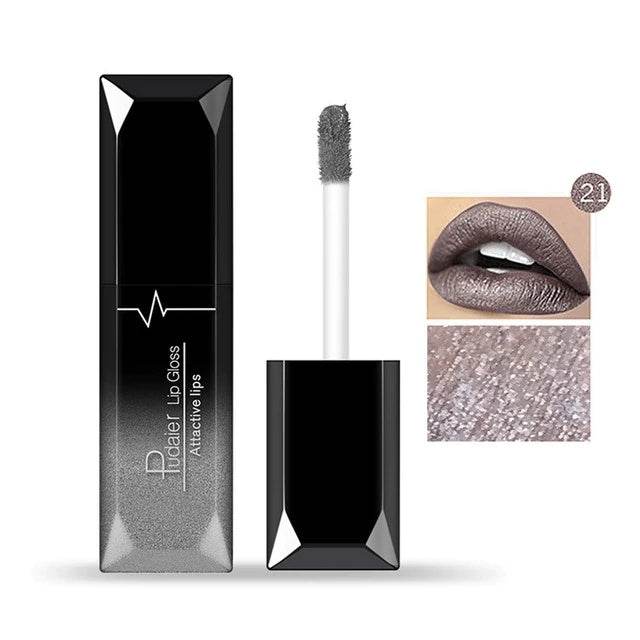 Makeup Matte Lip Gloss Lipstick - Long-Lasting, Waterproof, 21 Colors - Buy Center