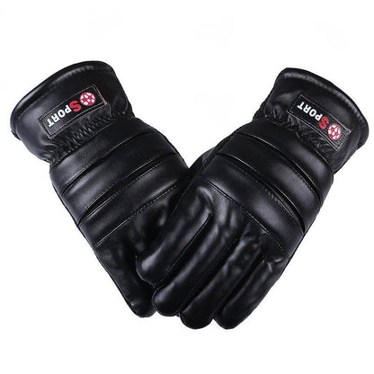 Winter Leather Gloves - Warm, Touch-Screen Compatible for Men & Women - Buy Center