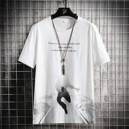 Buycenter Round Neck Casual Half Sleeve Shirt - Comfortable Cotton Fit - Buy Center