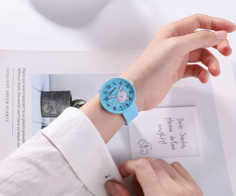 Children's Silicone Love Kitty Watch - Cute, Durable & Water-Resistant - Buy Center
