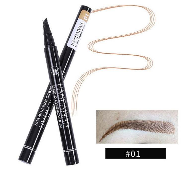 Microblading Eyebrow Pencil - Waterproof Fork Tip for Flawless Brows - Buy Center