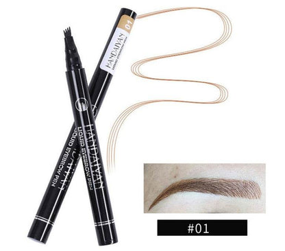 Microblading Eyebrow Pencil - Waterproof Fork Tip for Flawless Brows - Buy Center