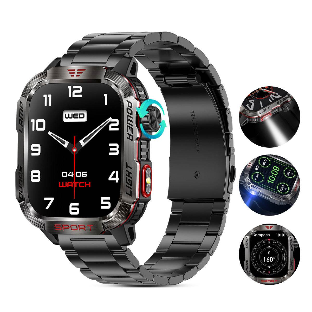 HT29 Smart Watch - Bluetooth Calling, Heart Rate & Blood Pressure Monitor - Buy Center