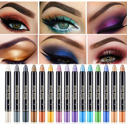 Pearlescent Waterproof Eyeshadow Pen - 15 Long Lasting Colors for All Day Wear - Buy Center