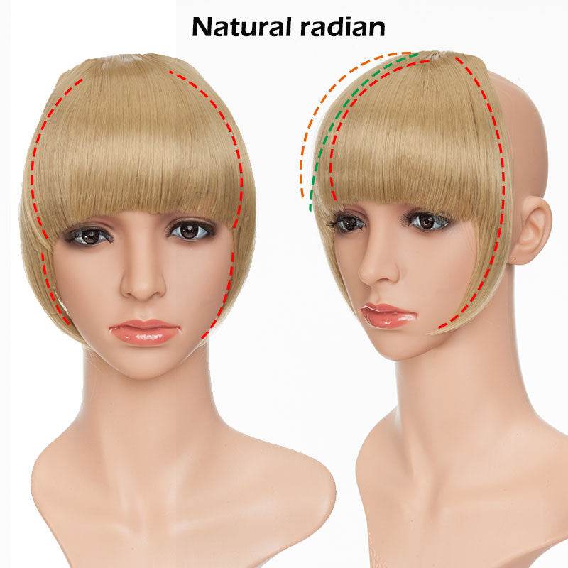 Stylish Synthetic Hair Bangs - Easy Apply Blunt Cut Hairpiece Accessory - Buy Center