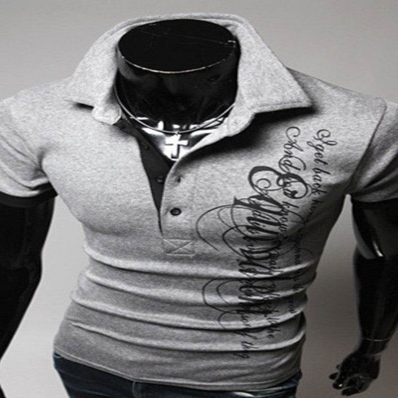 Men's Casual Lapel Shirt - Big Eagle Print for Stylish Outings - Buy Center