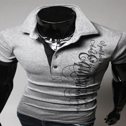 Men's Casual Lapel Shirt - Big Eagle Print for Stylish Outings - Buy Center