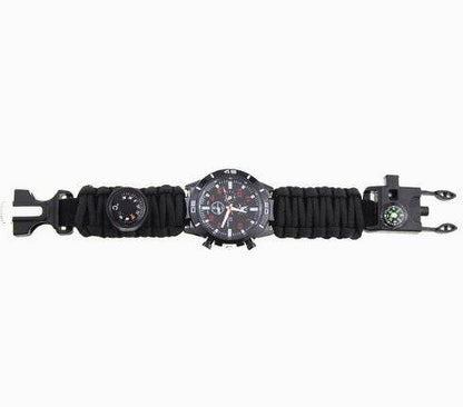 6-in-1 Adjustable Paracord Bracelet - Essential Survival Tools & Compass - Buy Center