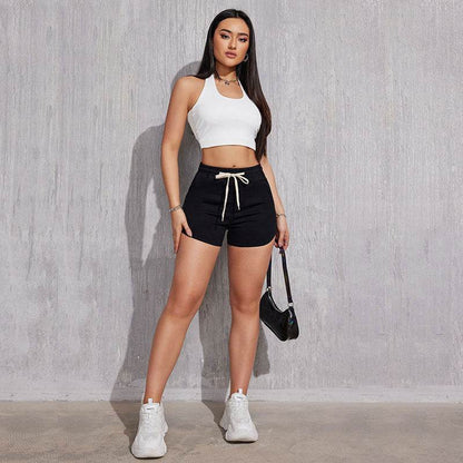 Buycenter Plus Size A-Line Denim Shorts for Women - Mid Waist, High Elasticity - Buy Center