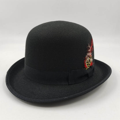 Men's Billycock Felt Hat - Stylish, Breathable, Sun Protection Fedora - Buy Center