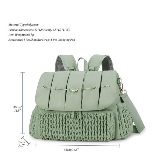 Large Capacity Waterproof Diaper Bag - Insulated Travel Clutch for Moms - Buy Center