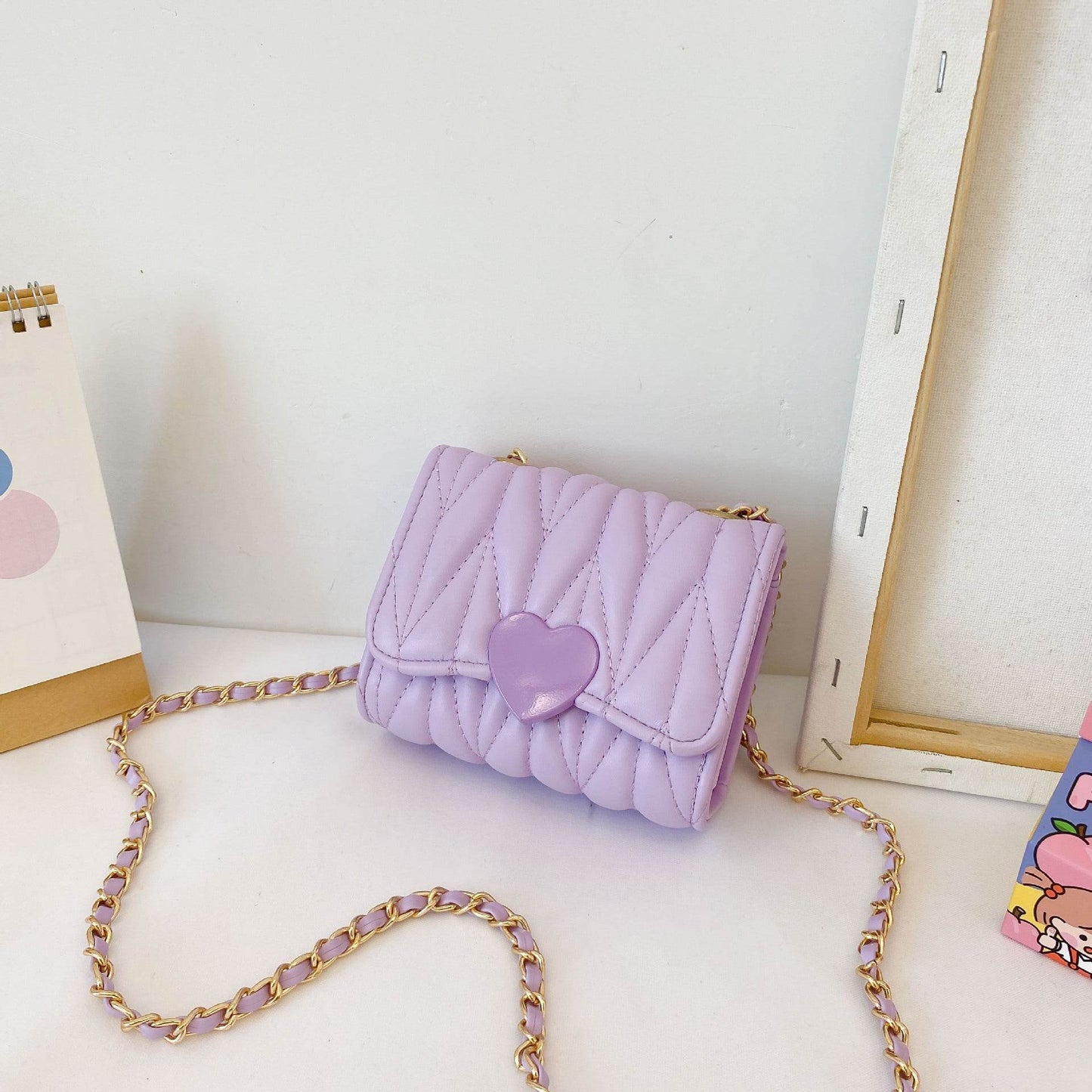 Stylish Girls Chain Messenger Bag - Waterproof, Anti-Theft PU Leather - Buy Center