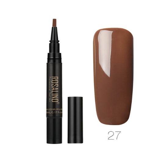 5ml Solid Color Nail Art Pen - Easy Application in 58 Vibrant Shades - Buy Center