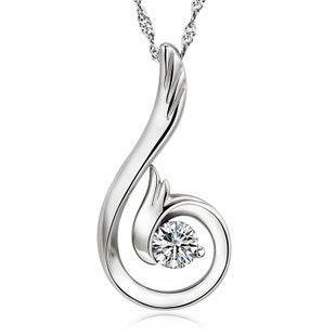 Elegant Fire Phoenix Zircon Necklace Pendant - K-Gold Jewelry for Women - Buy Center
