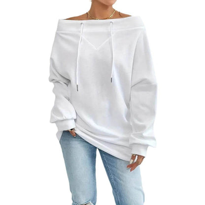 Buycenter Women's Casual Loose Off-the-Shoulder Top - Sizes 1XL to 5XL - Buy Center