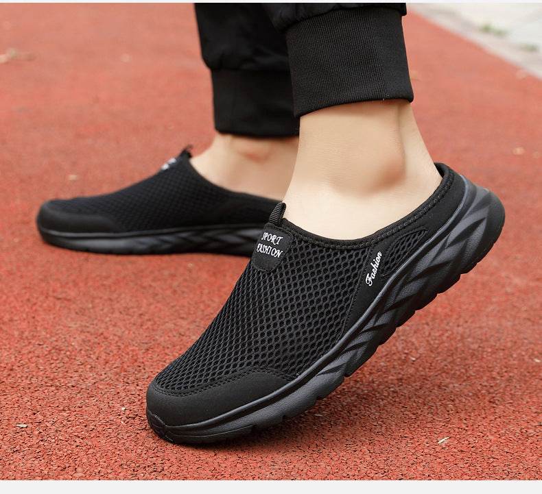 Leisure Sports Half Slippers - Lightweight Mesh Shoes for Men 2025 - Buy Center