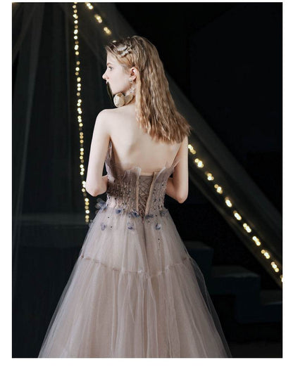 Buycenter Slim Smoke Purple Engagement Dress - Perfect for Annual Meetings - Buy Center